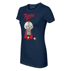 Minnesota Twins Tiny Turnip Women's Gumball Machine T-Shirt Navy