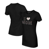 Arizona Diamondbacks Tiny Turnip Women's I Love Mom T-Shirt Black
