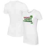 Boston Red Sox Tiny Turnip Women's Lucky Charm T-Shirt White