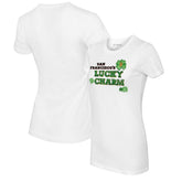 San Francisco Giants Tiny Turnip Women's Lucky Charm T-Shirt White