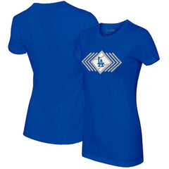 Los Angeles Dodgers Tiny Turnip Women's Prism Arrows T-Shirt Royal