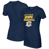 Milwaukee Brewers Tiny Turnip Women's Smores T-Shirt Navy