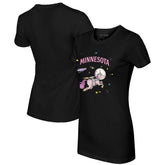 Minnesota Twins Tiny Turnip Women's Space Unicorn T-Shirt Black