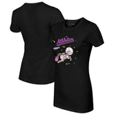 Athletics Tiny Turnip Women's Space Unicorn T-Shirt Black
