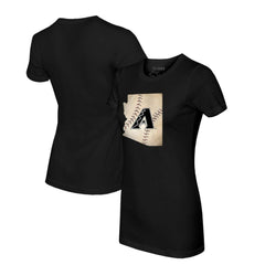 Arizona Diamondbacks Tiny Turnip Women's State Outline T-Shirt Black