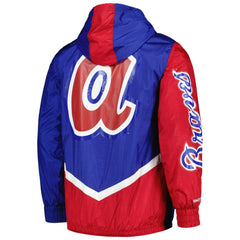 Atlanta Braves Undeniable Full-Zip Hoodie Windbreaker Jacket Royal