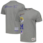 Milwaukee Brewers Cooperstown Collection City Collection T-Shirt Heather Gray