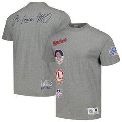 St. Louis Cardinals Cooperstown Collection City Collection T-Shirt Heather Gray