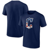 Cleveland Guardians Banner Wave Team T-Shirt Navy