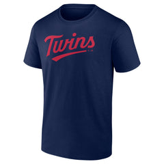 Minnesota Twins Official Team Wordmark T-Shirt Navy