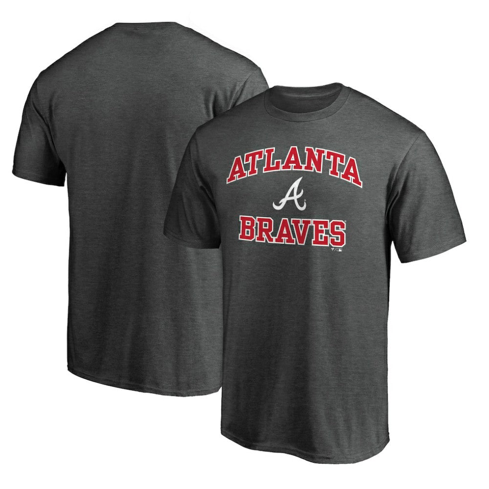 Atlanta Braves Heart & Soul T-Shirt Charcoal