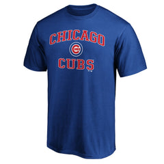 Chicago Cubs Heart & Soul Team Logo T-Shirt Royal