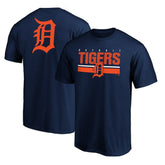 Detroit Tigers End Game Team Wordmark T-Shirt Navy