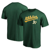 Athletics Team Lock Up Wordmark T-Shirt Green