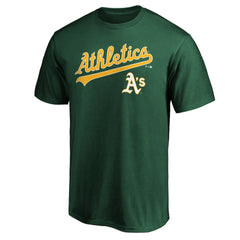 Athletics Team Lock Up Wordmark T-Shirt Green