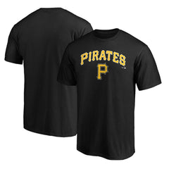 Pittsburgh Pirates Team Lock Up Wordmark T-Shirt Black