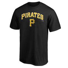 Pittsburgh Pirates Team Lock Up Wordmark T-Shirt Black