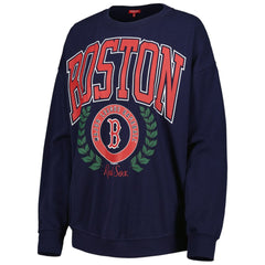 Boston Red Sox Women's Logo Lt 2.0 Pullover Sweatshirt Navy