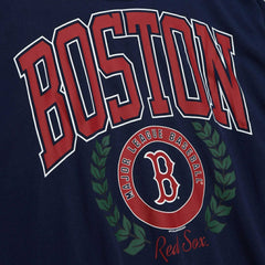 Boston Red Sox Women's Logo Lt 2.0 Pullover Sweatshirt Navy