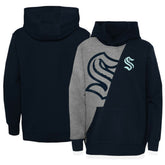 Seattle Kraken Preschool Unrivaled Pullover Hoodie - Gray/Deep Sea Blue Hoodies