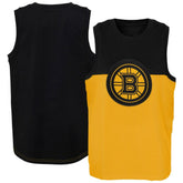 Boston Bruins Youth Revitalize Tank Top - Gold/Black Tank Top