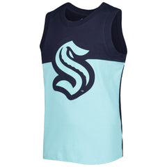 Seattle Kraken Youth Revitalize Tank Top - Light Blue/Dark Sea Blue Tank Top