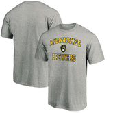 Milwaukee Brewers Heart & Soul T-Shirt Heather Gray