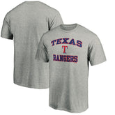Texas Rangers Heart & Soul T-Shirt Heather Gray
