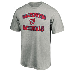 Washington Nationals Heart & Soul T-Shirt Heather Gray