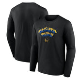 Golden State Warriors Japanese Heritage Long Sleeve T-Shirt sale - Black sale
