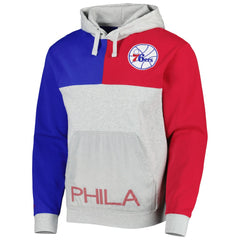 Philadelphia 76ers Tie-Breaker Pullover Hoodie sale - Heather Gray discount