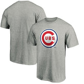 Chicago Cubs Cooperstown Collection Forbes T-Shirt Heather Gray