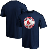 Boston Red Sox Cooperstown Collection Forbes Team Logo T-Shirt Navy