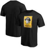 Pittsburgh Pirates Cooperstown Collection Forbes Team Logo T-Shirt Black