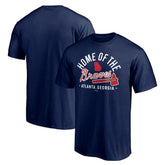 Atlanta Braves Hometown Collection Home of the Braves T-Shirt Navy