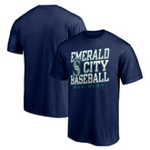 Seattle Mariners Emerald City Baseball T-Shirt Navy