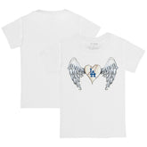 Los Angeles Dodgers Tiny Turnip Youth Angel Wings T-Shirt White
