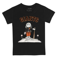 San Francisco Giants Tiny Turnip Youth Astronaut T-Shirt Black