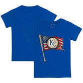 Kansas City Royals Tiny Turnip Youth Baseball Flag T-Shirt Royal
