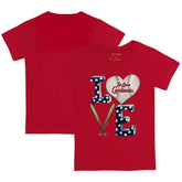 St. Louis Cardinals Tiny Turnip Youth Baseball Love T-Shirt Red