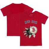 Boston Red Sox Tiny Turnip Youth Baseball Tear T-Shirt Red