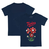 Minnesota Twins Tiny Turnip Youth Blooming Baseballs T-Shirt Navy