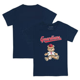 Cleveland Guardians Tiny Turnip Youth Teddy Boy T-Shirt Navy
