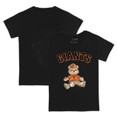 San Francisco Giants Tiny Turnip Youth Teddy Boy T-Shirt Black