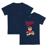 Minnesota Twins Tiny Turnip Youth Teddy Boy T-Shirt Navy