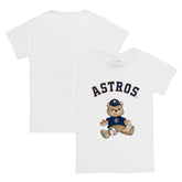 Houston Astros Tiny Turnip Youth Teddy Boy T-Shirt White
