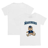 Seattle Mariners Tiny Turnip Youth Teddy Boy T-Shirt White