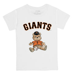 San Francisco Giants Tiny Turnip Youth Teddy Boy T-Shirt White