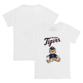Detroit Tigers Tiny Turnip Youth Teddy Boy T-Shirt White