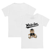 Chicago White Sox Tiny Turnip Youth Teddy Boy T-Shirt White